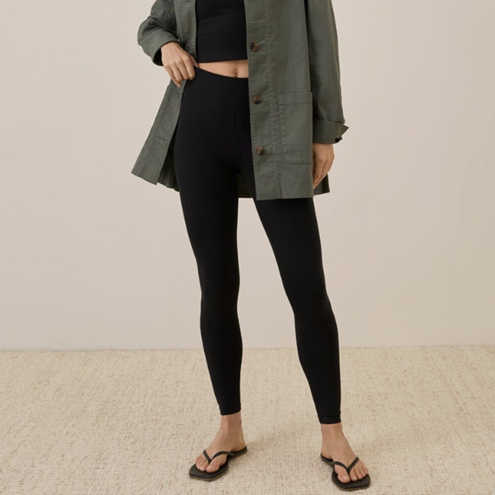 Pact Organic On the Go-To Legging Black Large